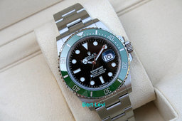 ROLEX 126610LV SUBMARINER WATCH GREEN BEZEL STARBUCKS NIB