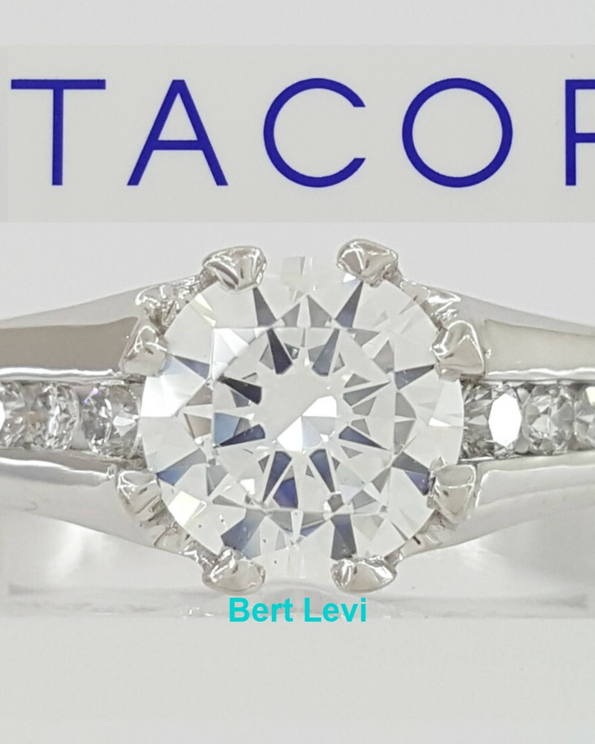 TACORI 18K Gold Neotare 280065 Semi-Mount Engagement Ring 0.48 ct Retail $5,600