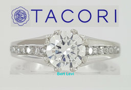 TACORI 18K Gold Neotare 280065 Semi-Mount Engagement Ring 0.48 ct Retail $5,600