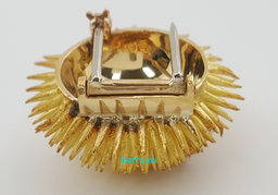 Vintage Tiffany & Co Diamond Sea Urchin Brooch Pin 0.55 ct 18k Gold 16.8 Grams