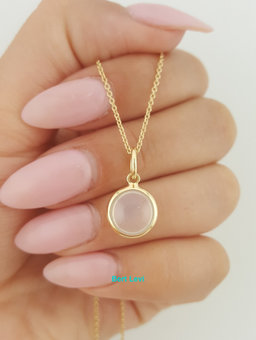 Tiffany & Co Paloma Picasso Moonstone 18K Yellow Gold Pendant Necklace 18"