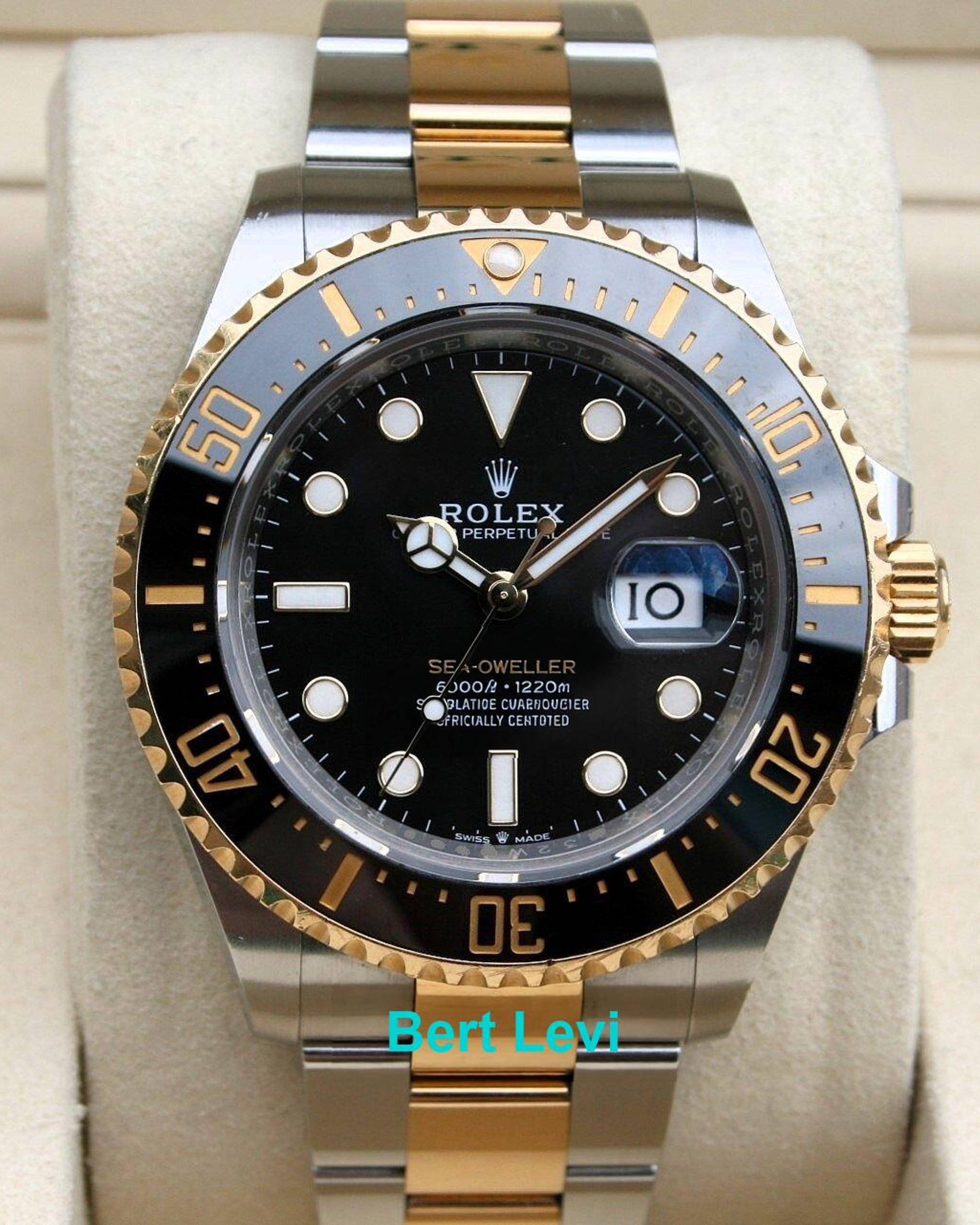 ROLEX 126603 SEADWELLER WATCH 18K/SS 43MM