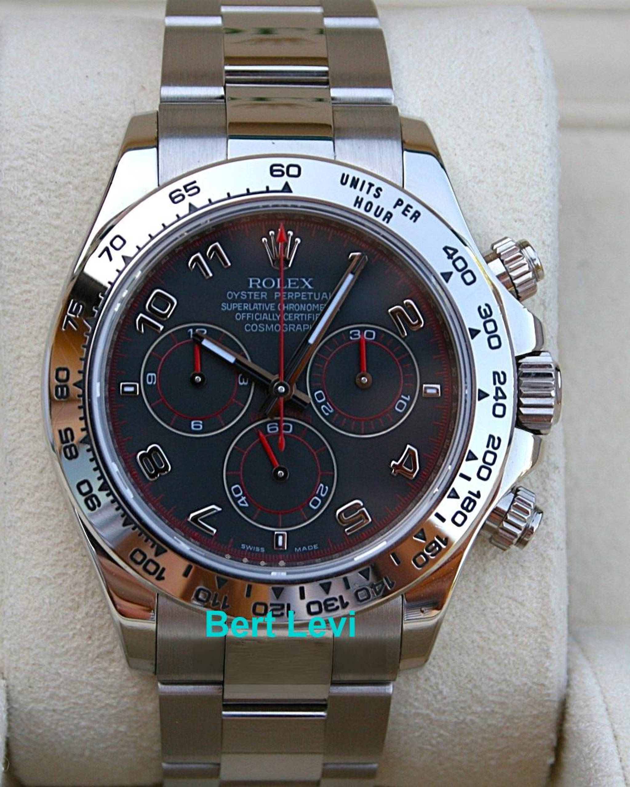 ROLEX 116509 DAYTONA COSMOGRAPH WATCH 18K BLACK RACING DIAL