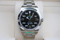 ROLEX 116900 AIRKING GREEN HAND 40MM WATCH