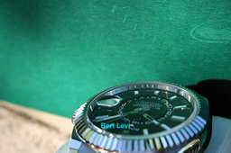 ROLEX 336239 SKYDWELLER 18K WHITE GOLD WITH OYSTERFLEX