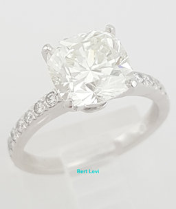 Tiffany & Co Novo Cushion Cut Diamond Engagement Ring 2.34 ct Retail $48.6K