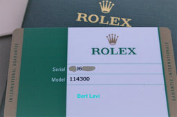 ROLEX 114300 OYSTER PERPETUAL 39MM BLUE DIAL