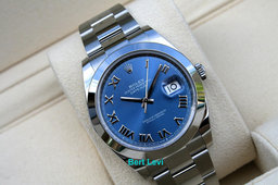 ROLEX 126300 DATEJUST 41MM BLUE AZZURRO DIAL