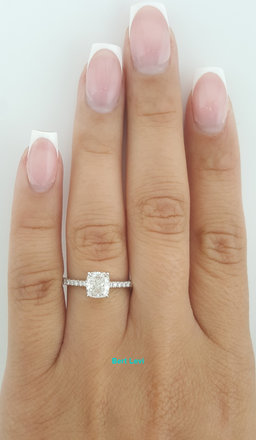 Tiffany & Co Forever Novo Cushion Diamond Engagement Ring 1.12 ct Rtl $16,100