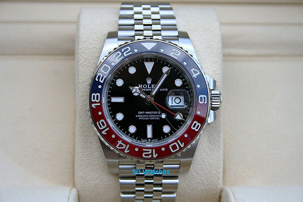 ROLEX 126710BLRO GMT MASTER II WATCH JUBILEE PEPSI