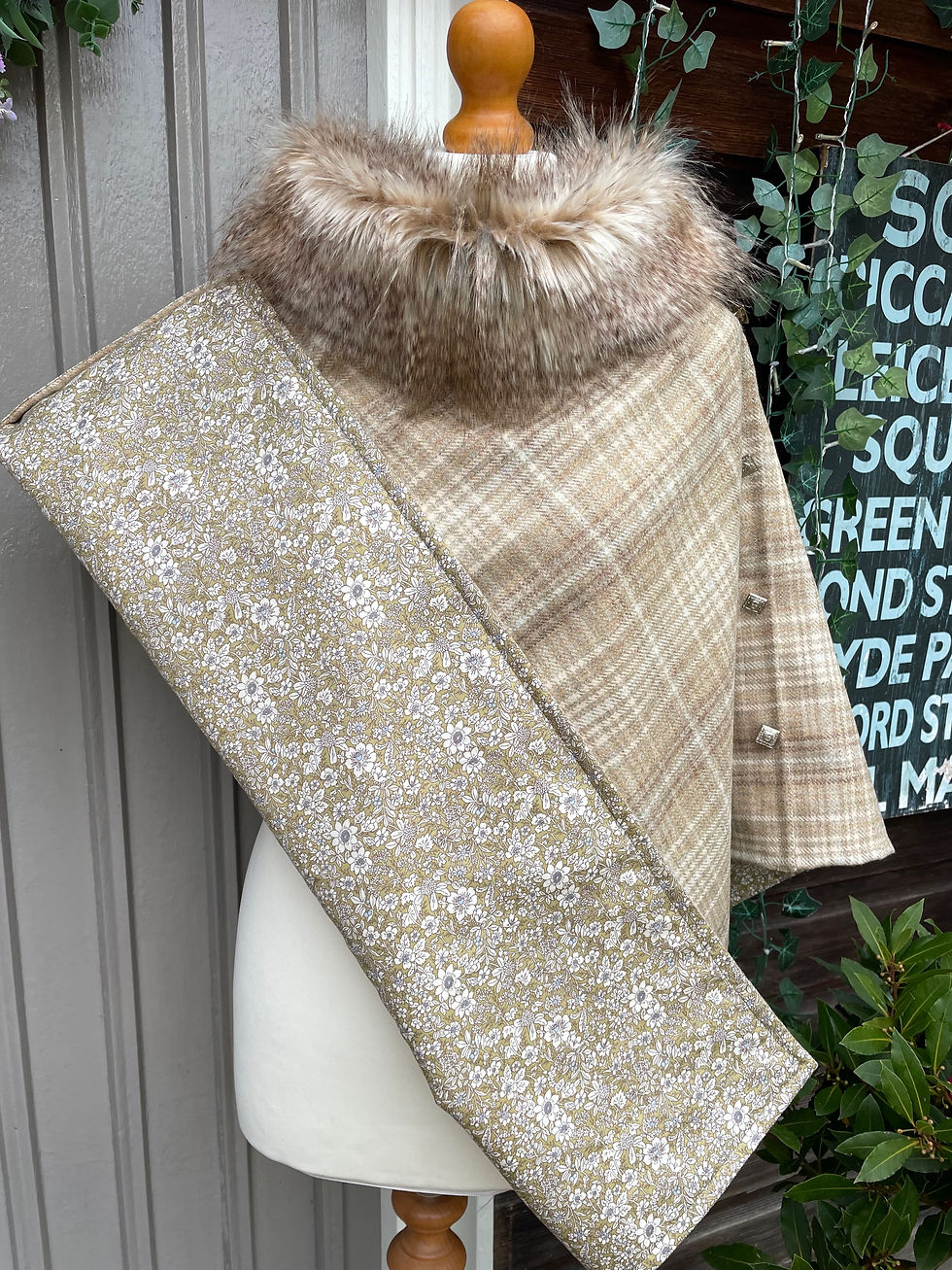 Thumbnail: SHALAH TWEED PONCHO