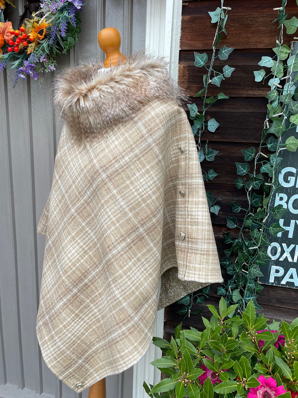 Thumbnail: SHALAH TWEED PONCHO