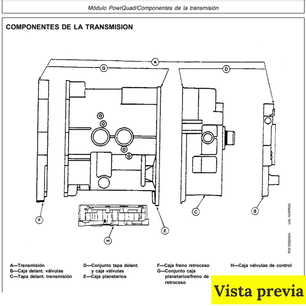 Miniatura: Manual Técnico John Deere 6100,6600