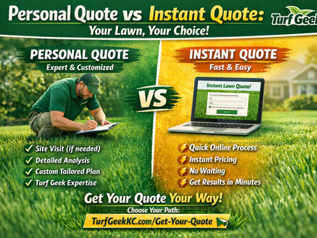 Personal Lawn Care Quote vs Instant Quote in Kansas City
