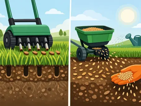 How to Aerate and Overseed Fescue Right
