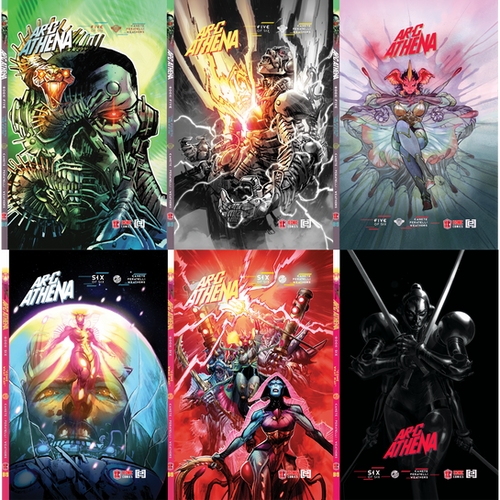 ARC ATHENA 05 & 06 - Six Cover Collection | Iconic Comics