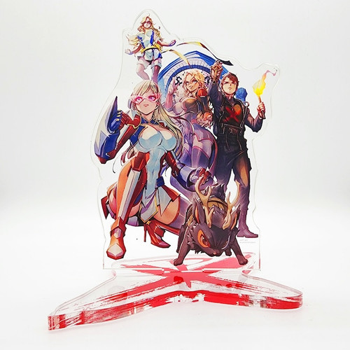 Black Hops X Kamen America X Soulfinder Standee | Iconic Comics