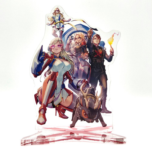 Black Hops X Kamen America X Soulfinder Standee | Iconic Comics