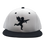 Thumbnail: Cupid Snapback Hat - White/Black/Black