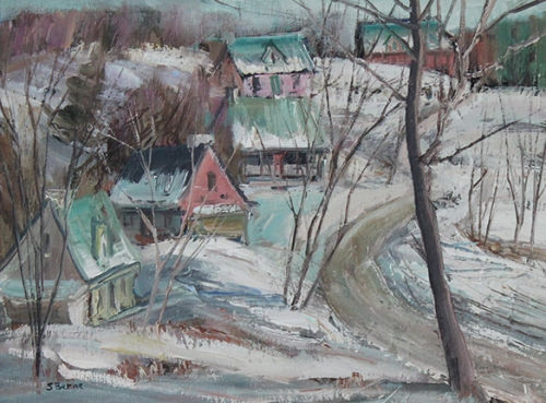 Arundel, Québec 12po x 16po huile