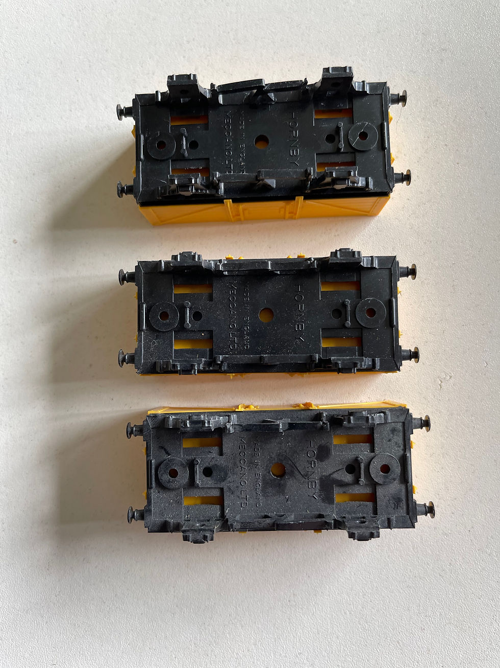 Thumbnail: 3 x COAL WAGON - SOME OF THE LAST FACTORY PRODUCED UNUSED WAGONS