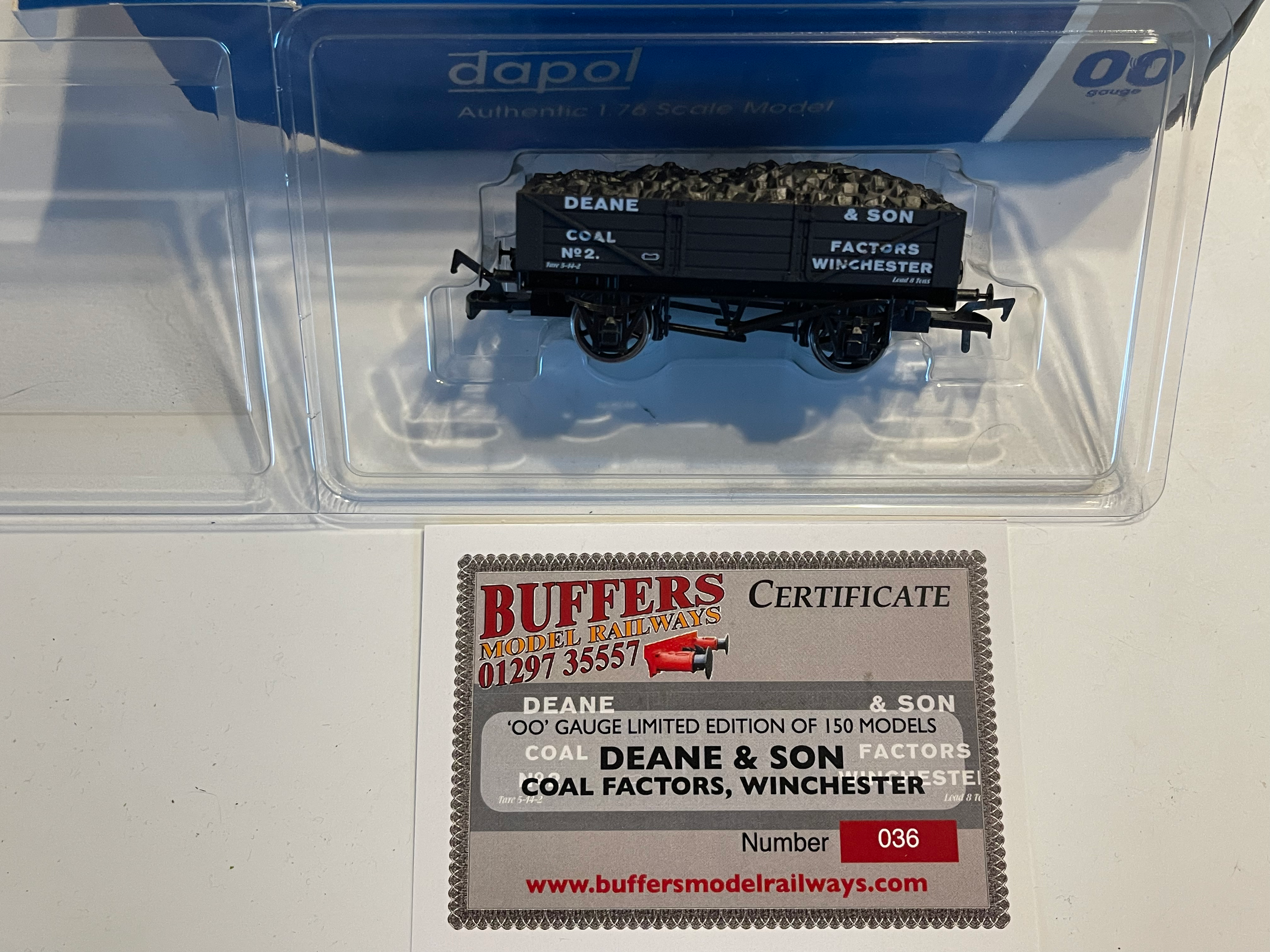 4 PLANK WAGON, DEANE & SON COAL, WINCHESTER - LTD EDITION