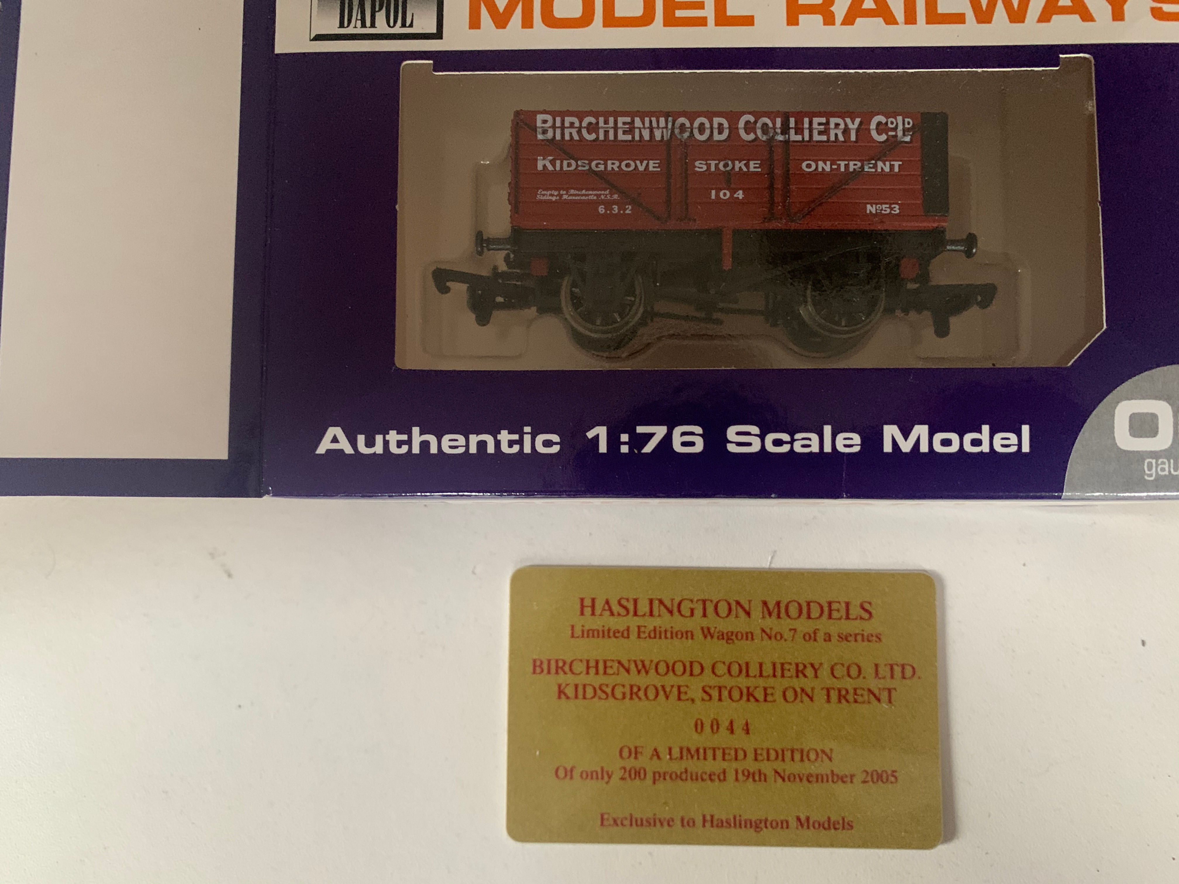 7 PLANK WAGON BIRCHENWOOD COLLIERY - KIDSGROVE, STOKE ON TRENT