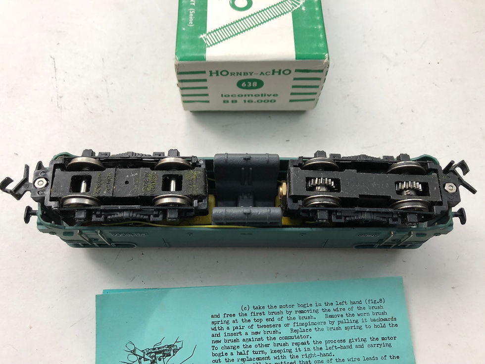 Thumbnail: HORNBY-ACHO 638 BO BO 16009 SNCF LOCOMOTIVE