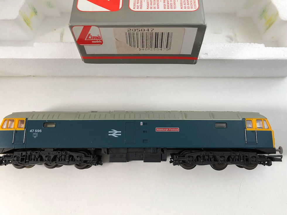 Thumbnail: 205047 CLASS 47 BR LOCO 47596 ALDBURGH FESTIVAL