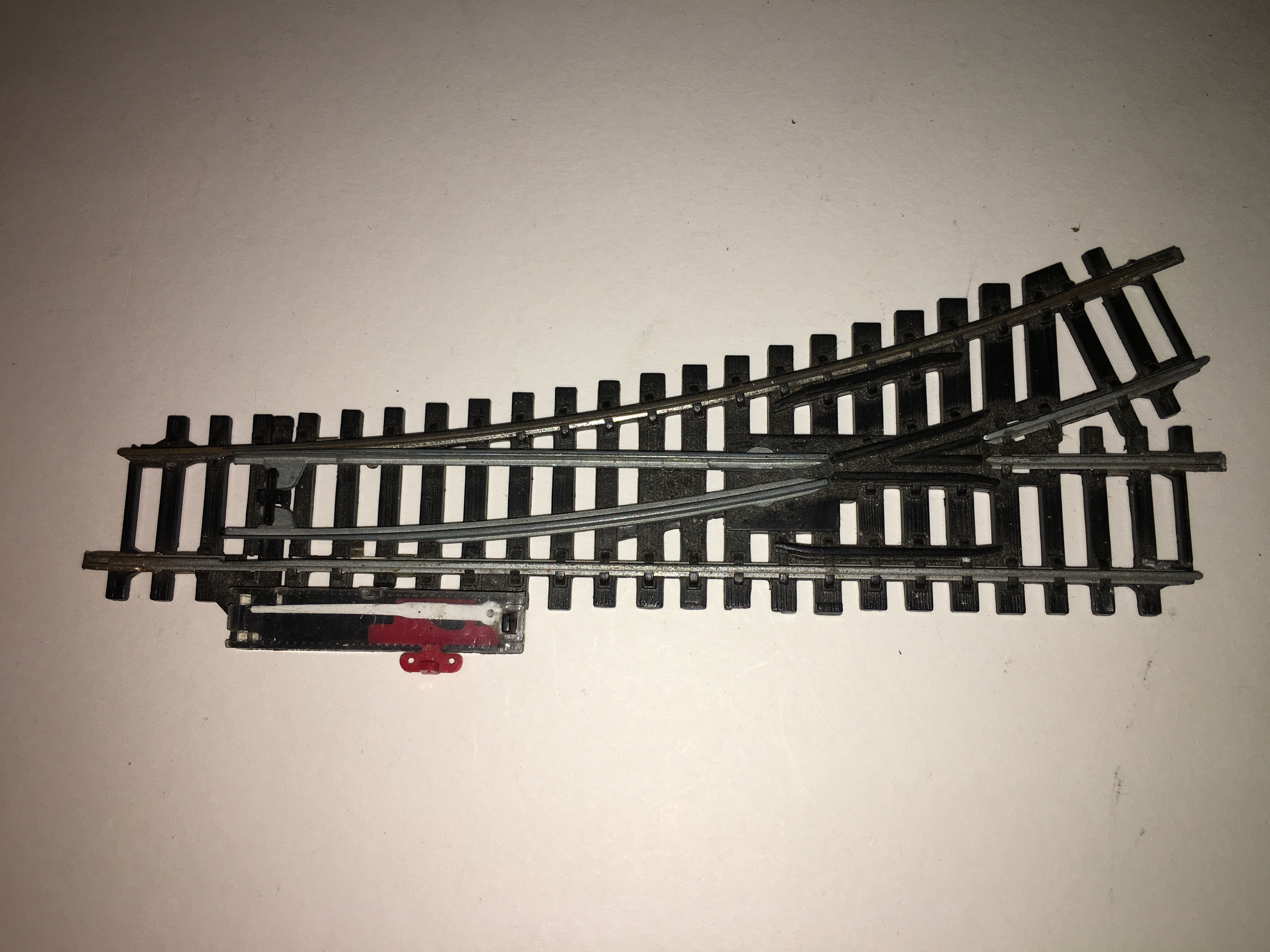 R.612 POINTS LEFT HAND WITH BOXED SWITCH (CLEAR)