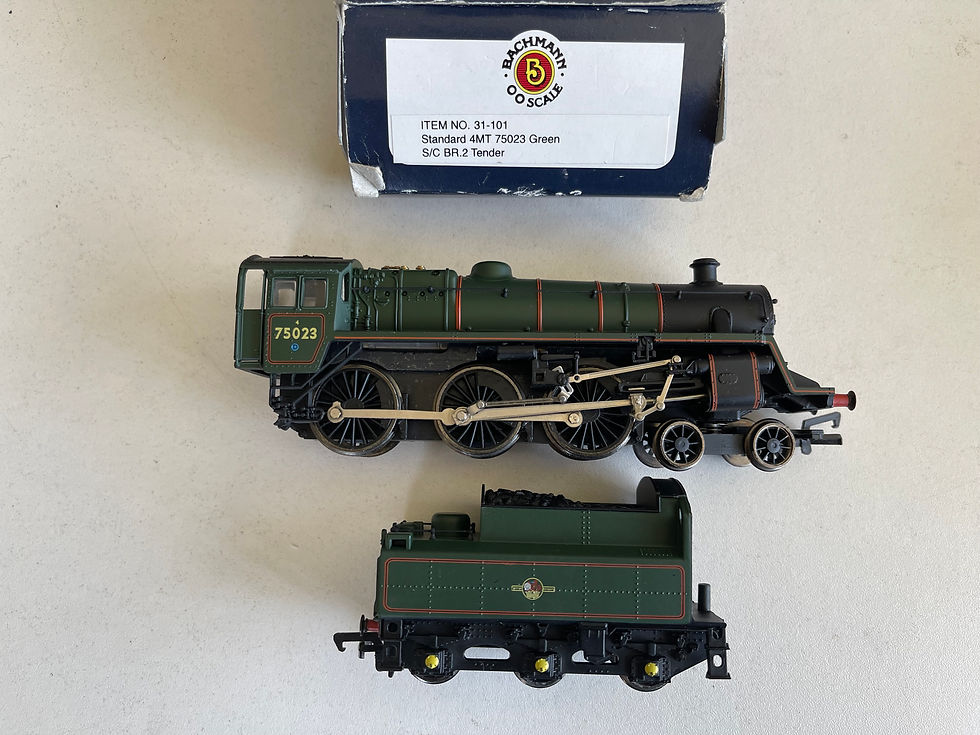Thumbnail: 31-101 CLASS 4 4-6-0 BR GREEN LOCO 75069