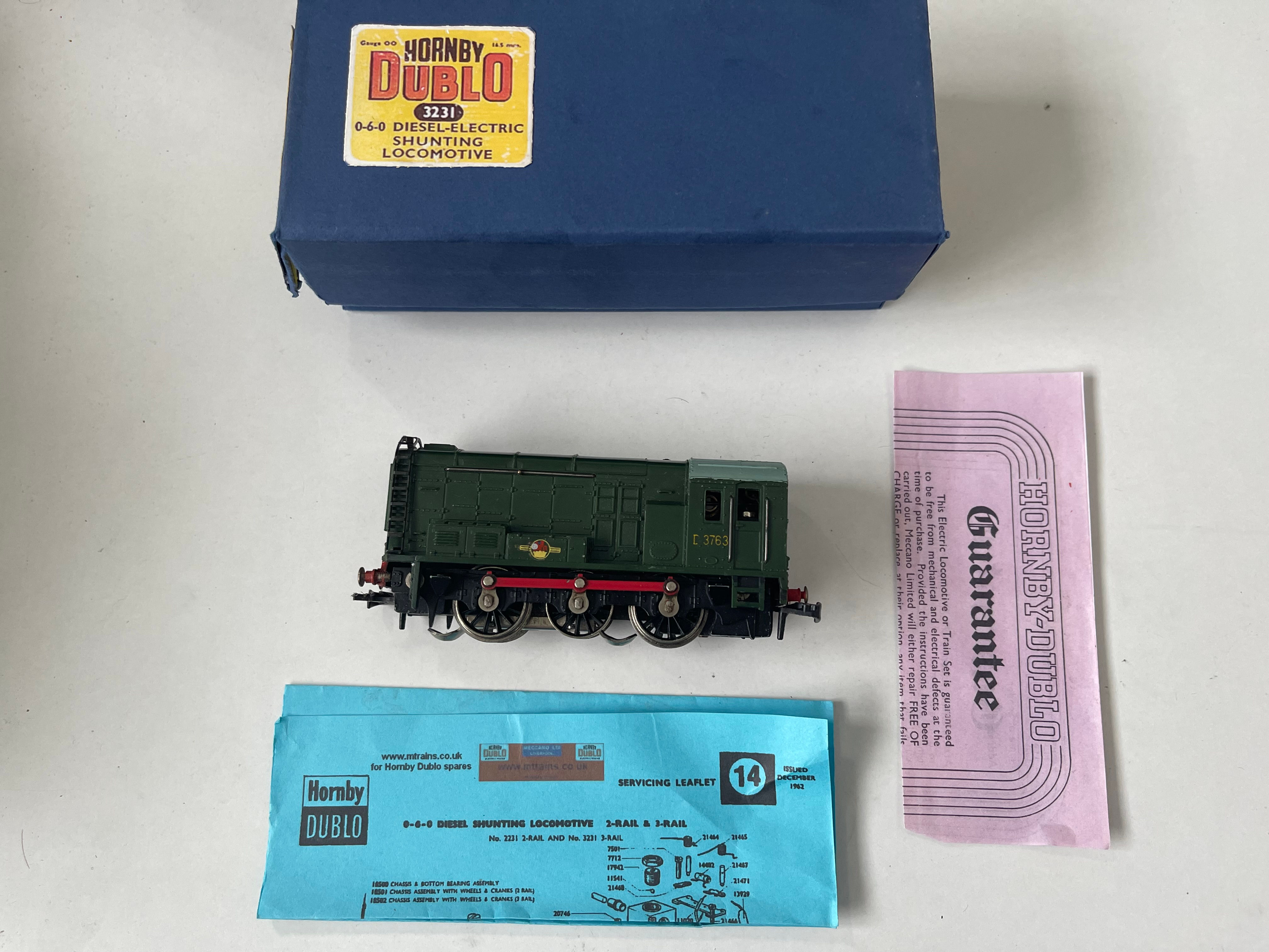 3231 0-6-0 DIESEL ELECTRIC SHUNTING LOCOMOTIVE D3763