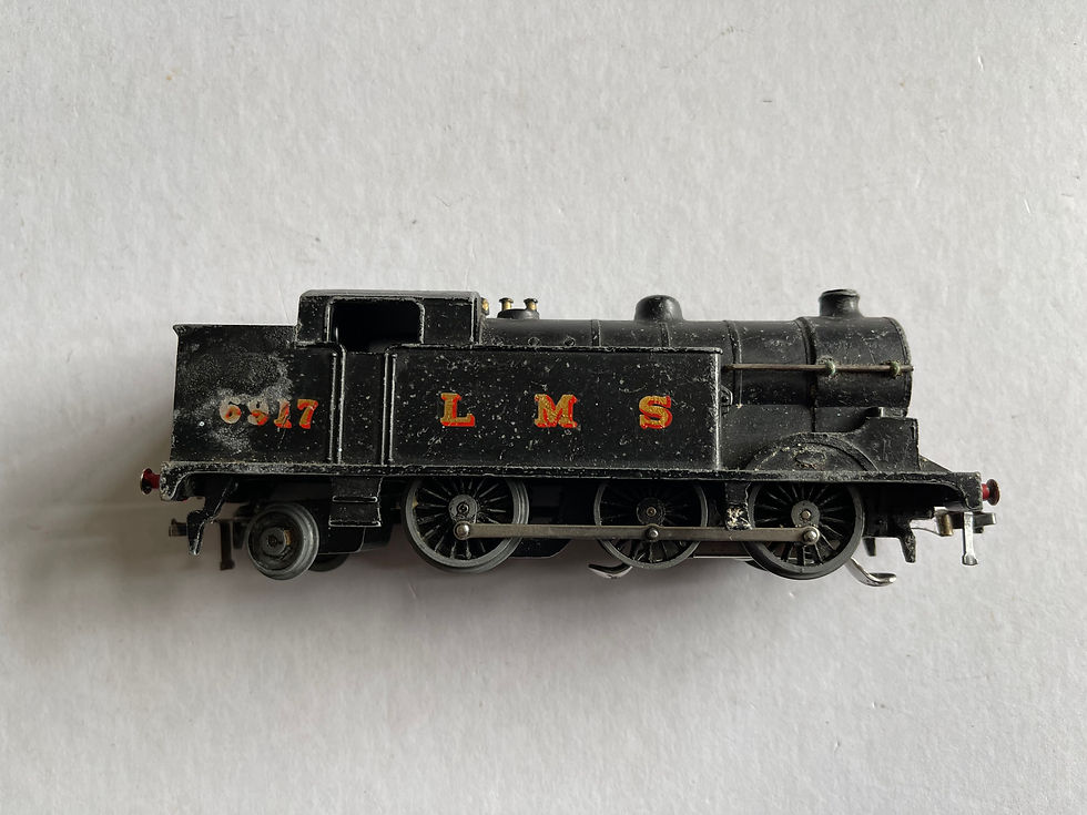 EDL7 0-6-2 LMS TANK LOCOMOTIVE 6917 BLACK - SERIF LETTERING ...