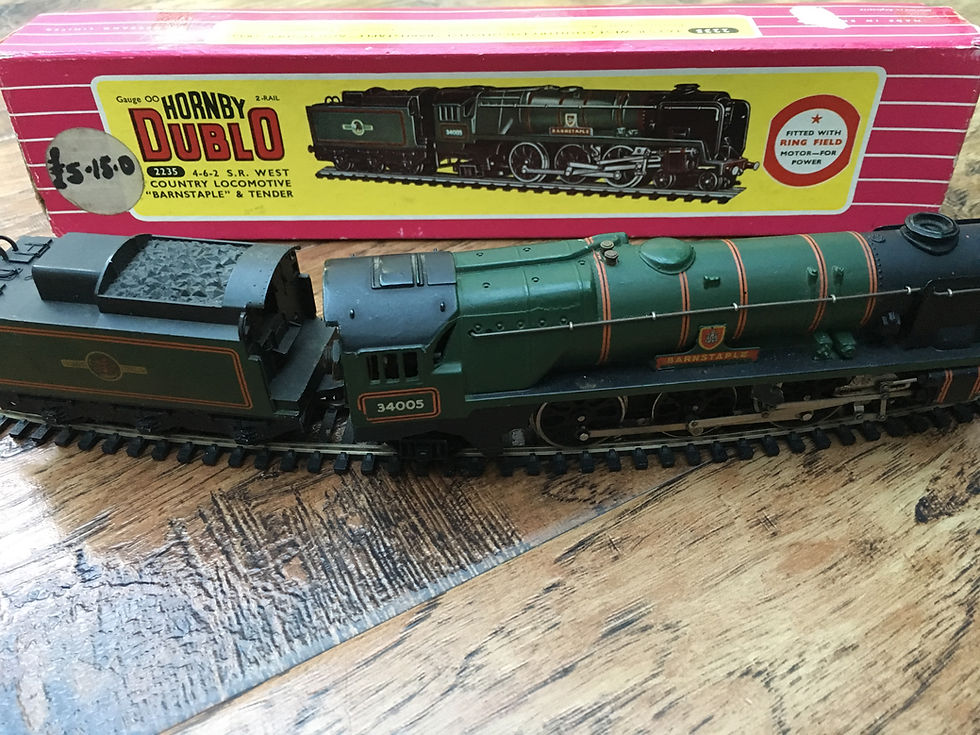 Thumbnail: 2235 4-6-2 WEST COUNTRY LOCO BARNSTAPLE & TENDER