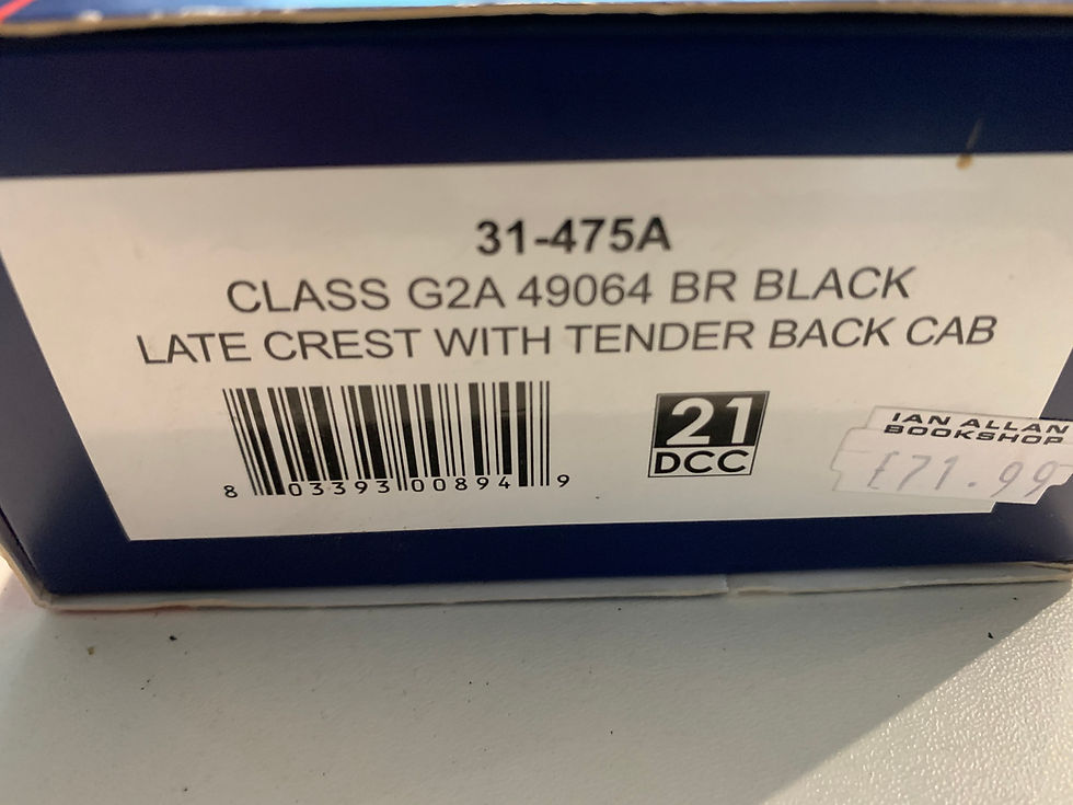 Thumbnail: 31-475A CLASS G2A 49064 BR BLACK LATE CREST WITH TENDER BACK CAB