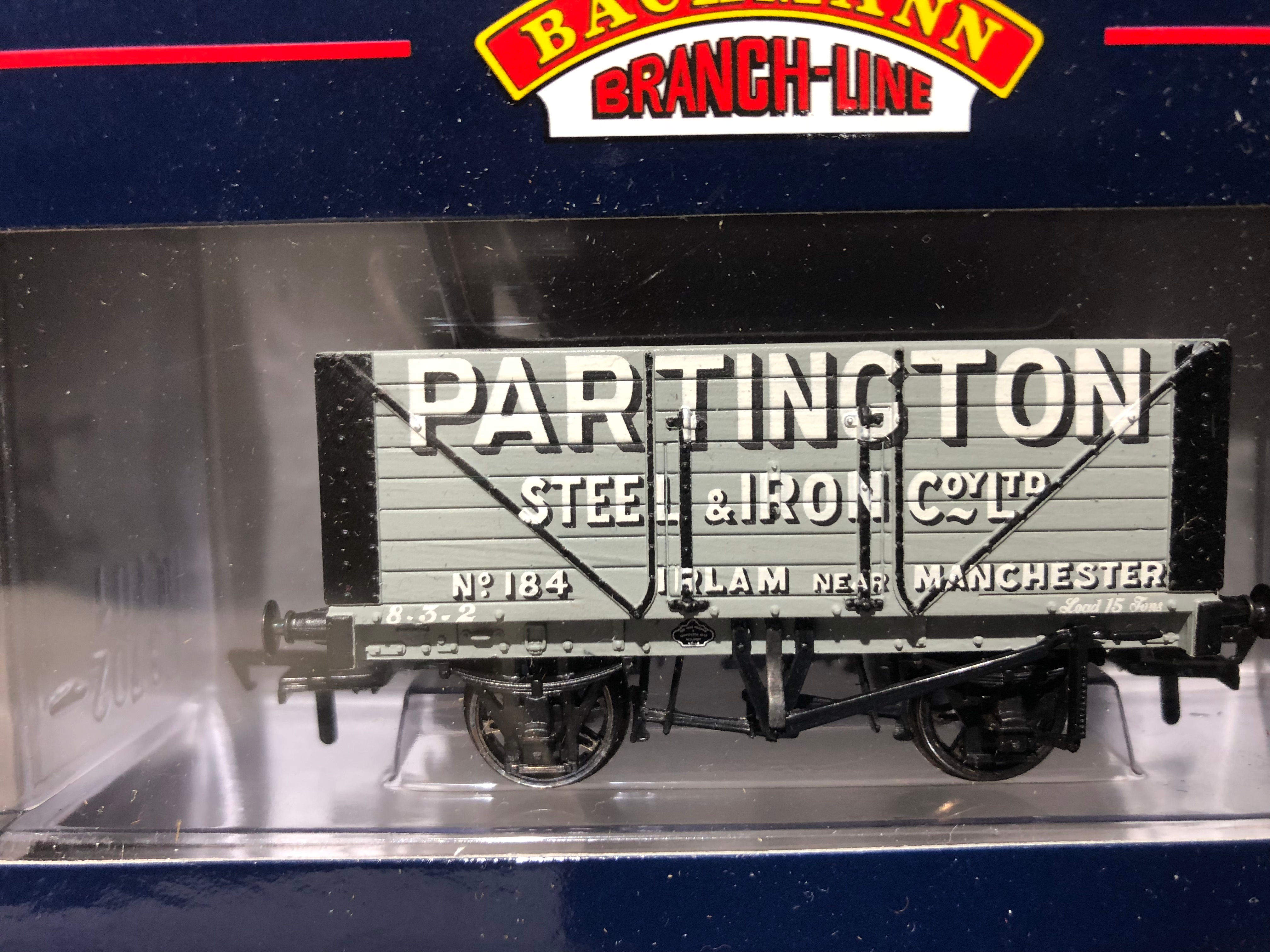 37-155 8 PLANK WAGON PARTINGTON STEEL IRLAM MANCHESTER