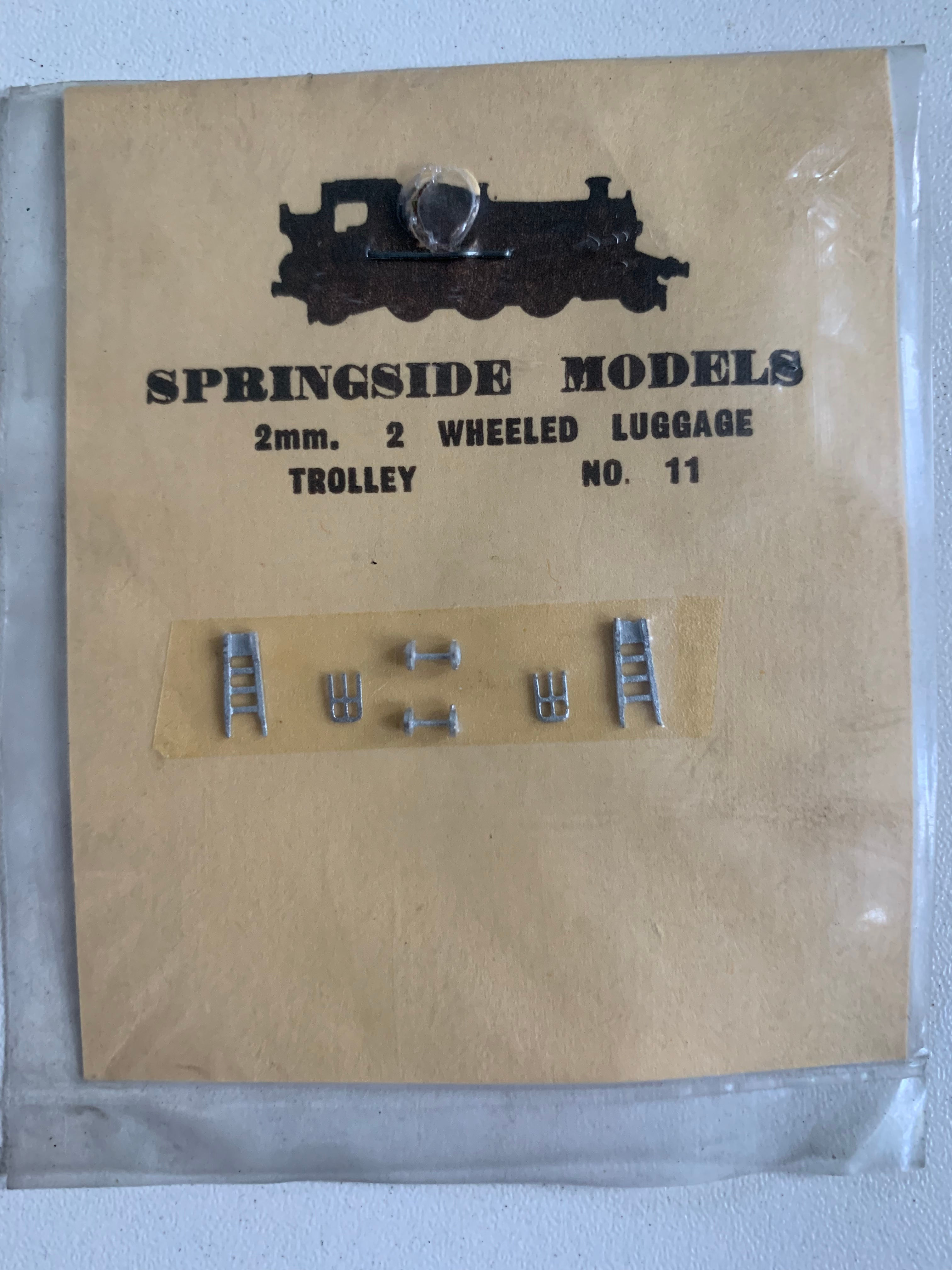 SPRINGSIDE MODELS - No11 WHEELED LUGGAGE TROLLEY