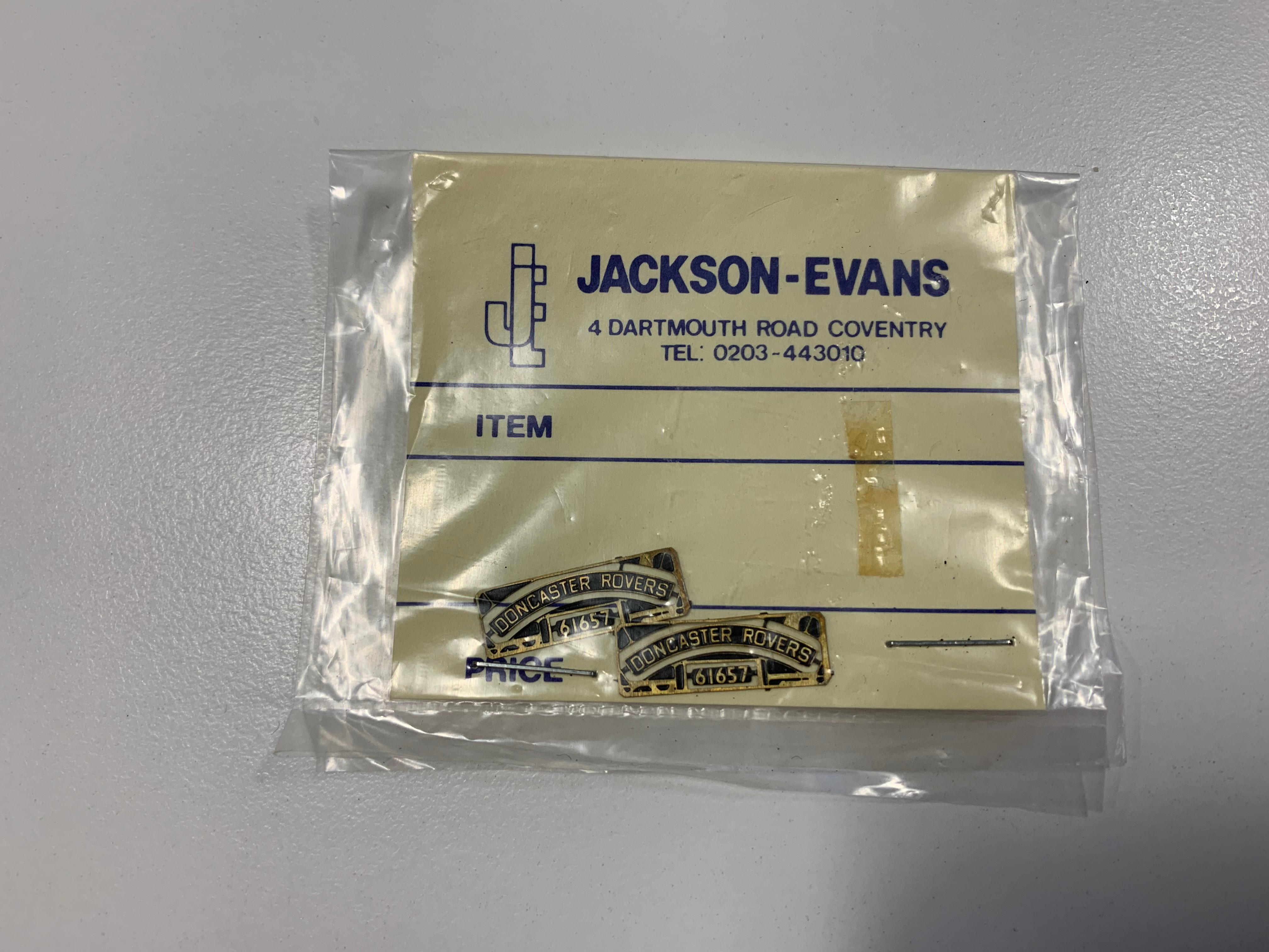 JACKSON-EVANS - 61657 DONCASTER ROVERS