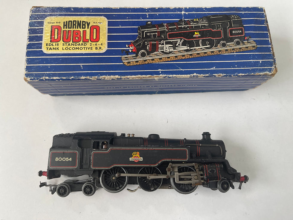Thumbnail: EDL18 2-6-4 BR BLACK TANK LOCOMOTIVE 80054 BOXED