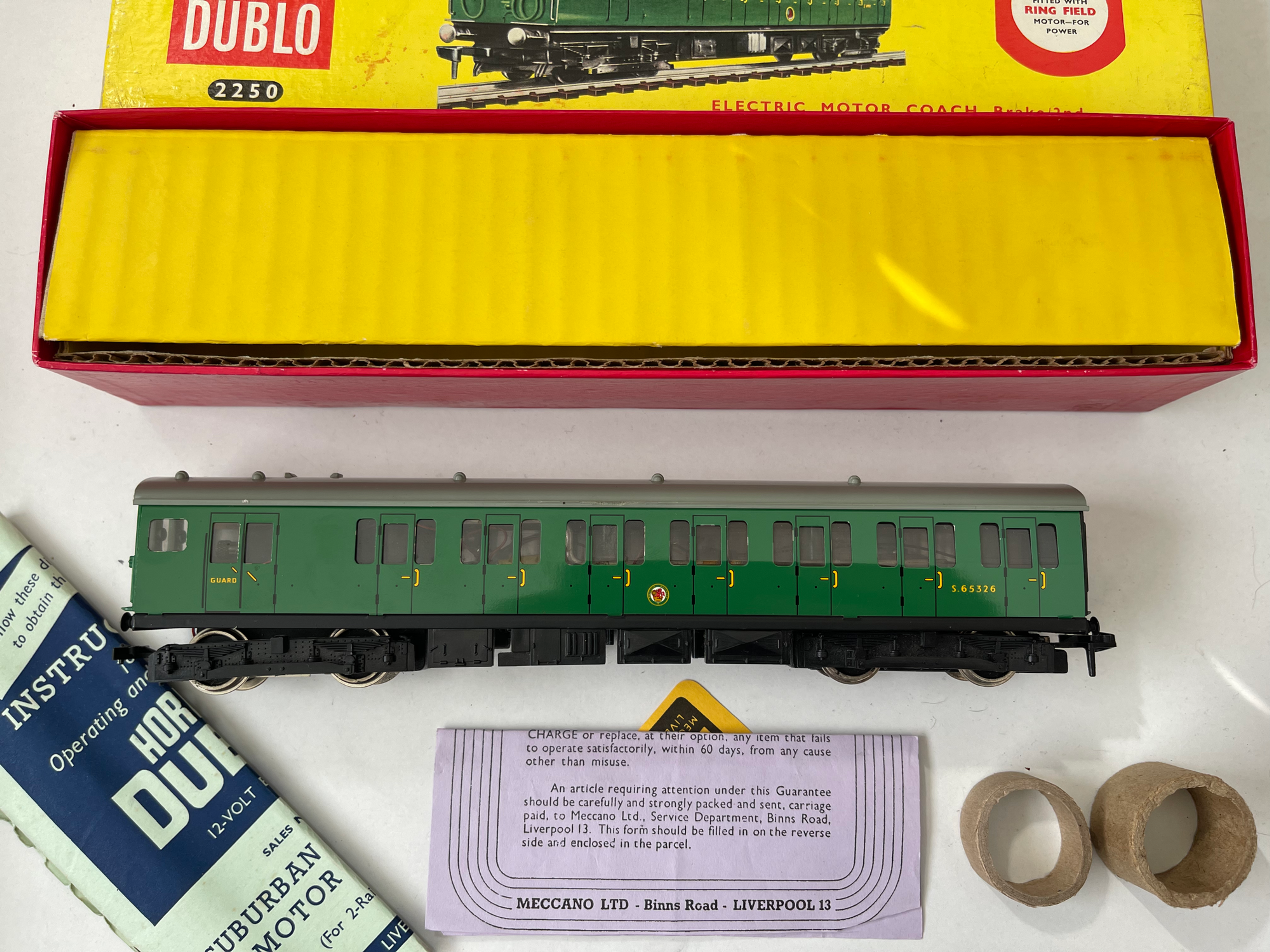 2250 ELECTRIC MOTOR COACH BRAKE / 2ND S65326 - BOXED