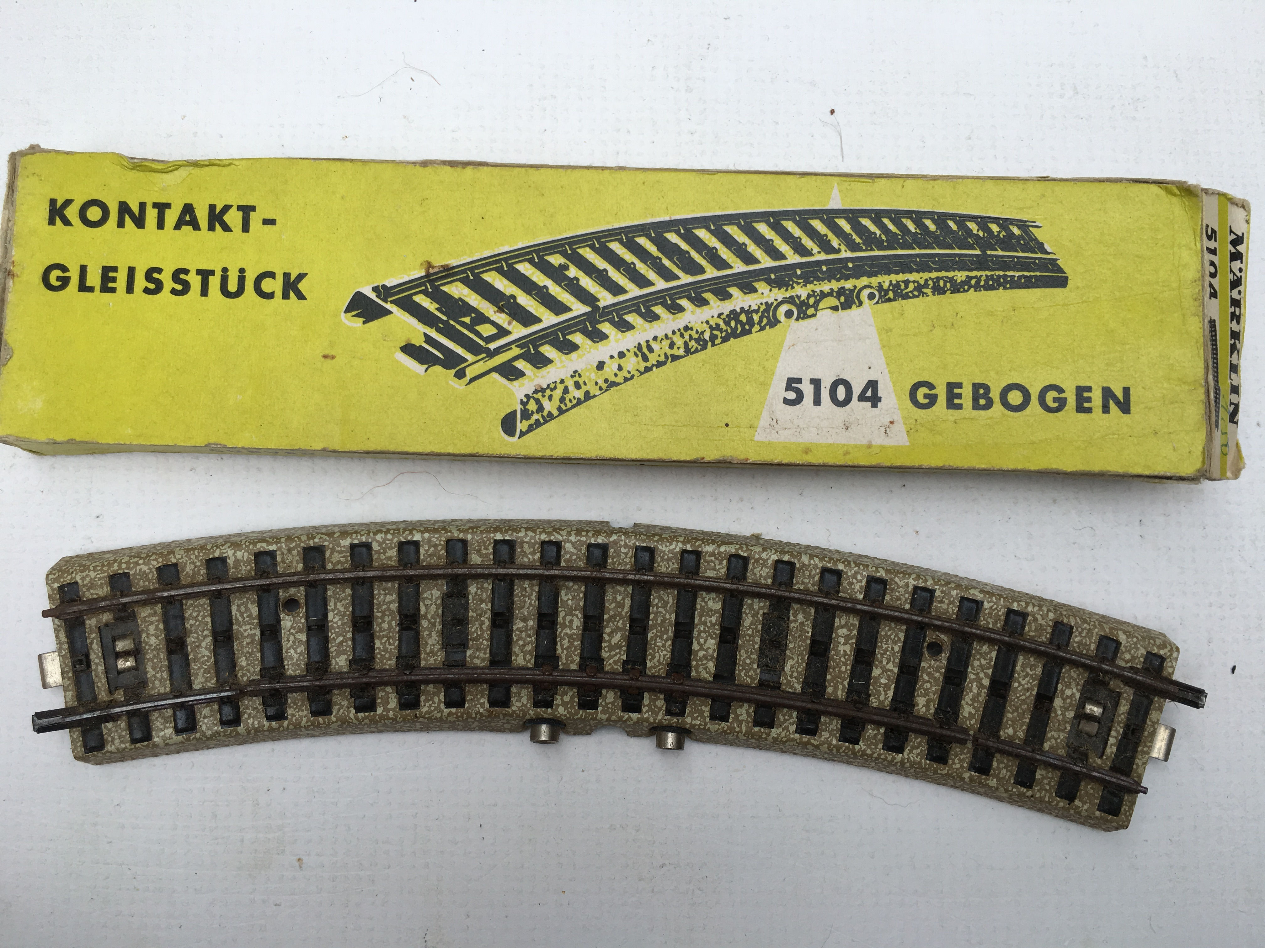 MARKLIN M 5104 CONTACT SECTION CURVE