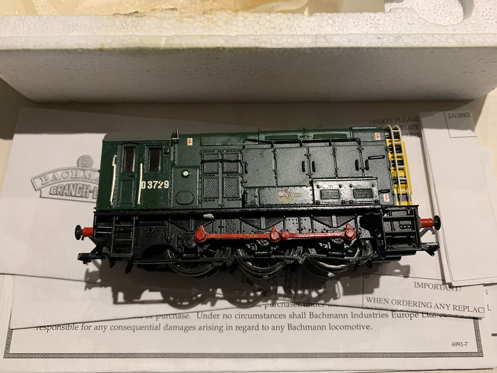 Thumbnail: 32-101 08 DIESEL SHUNTER D3729 LOCOMOTIVE BR GREEN