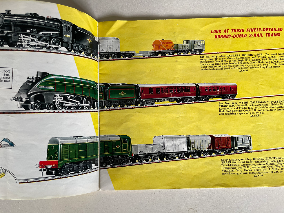 Thumbnail: HORNBY DUBLO - ELECTRIC TRAINS - CATALOGUE 3RD EDITION 1961 + PRICE LIST