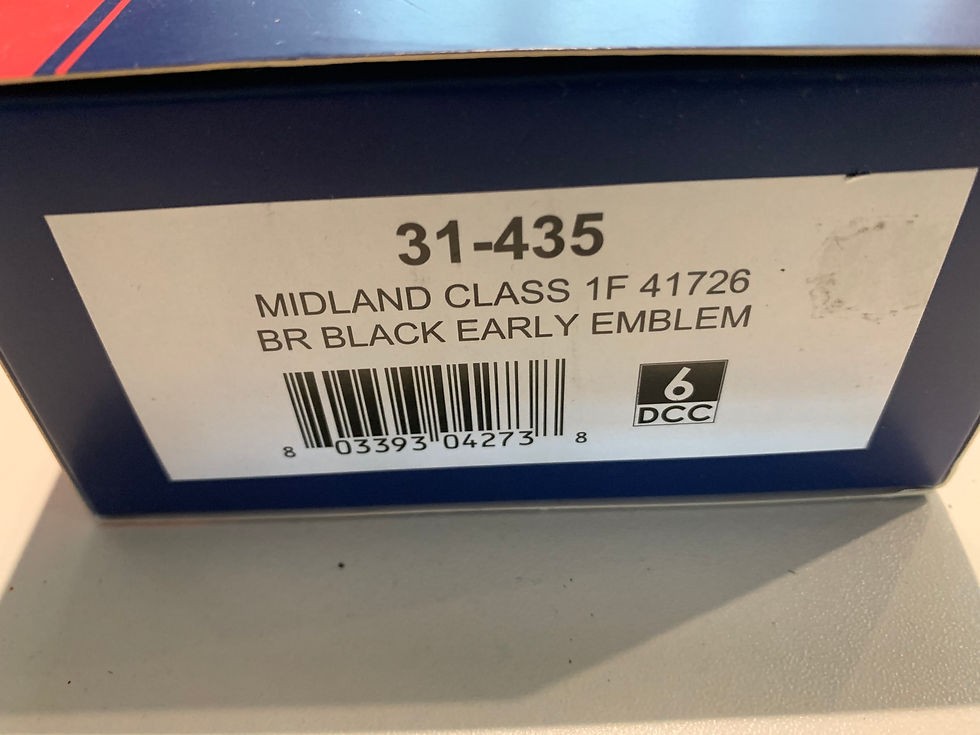 Thumbnail: 31-435 MIDLAND CLASS 1F 41726 BR BLACK EARLY EMBLEM
