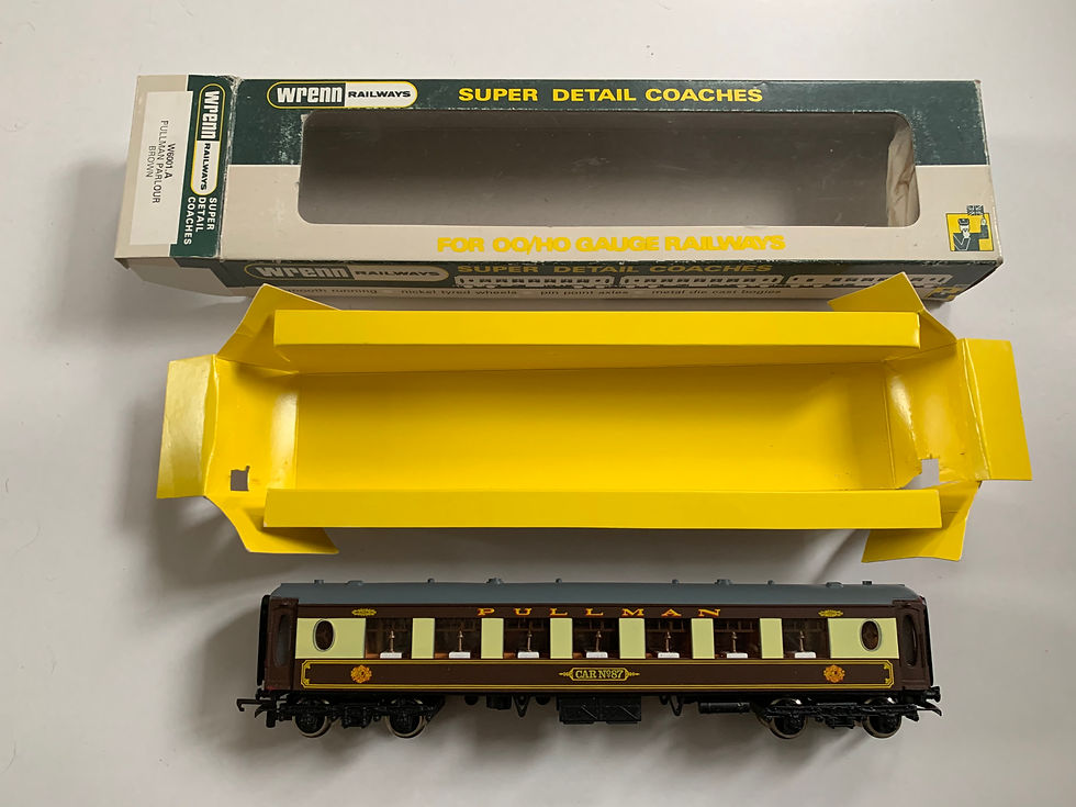 Thumbnail: W6001A PULLMAN PARLOUR CAR BROWN CAR No 87