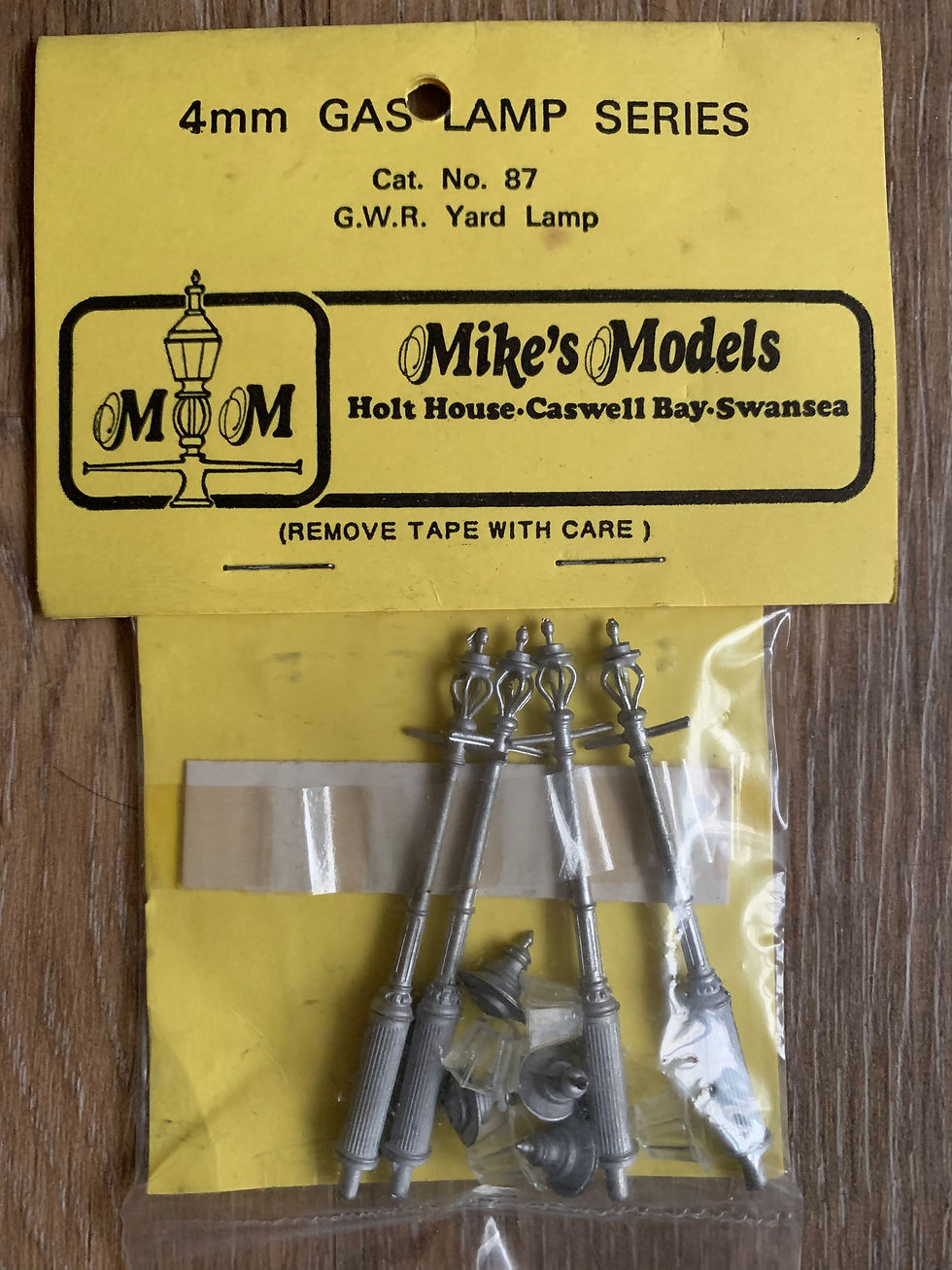 Thumbnail: MIKE'S MODELS - No 87 G.W.R. YARD LAMP