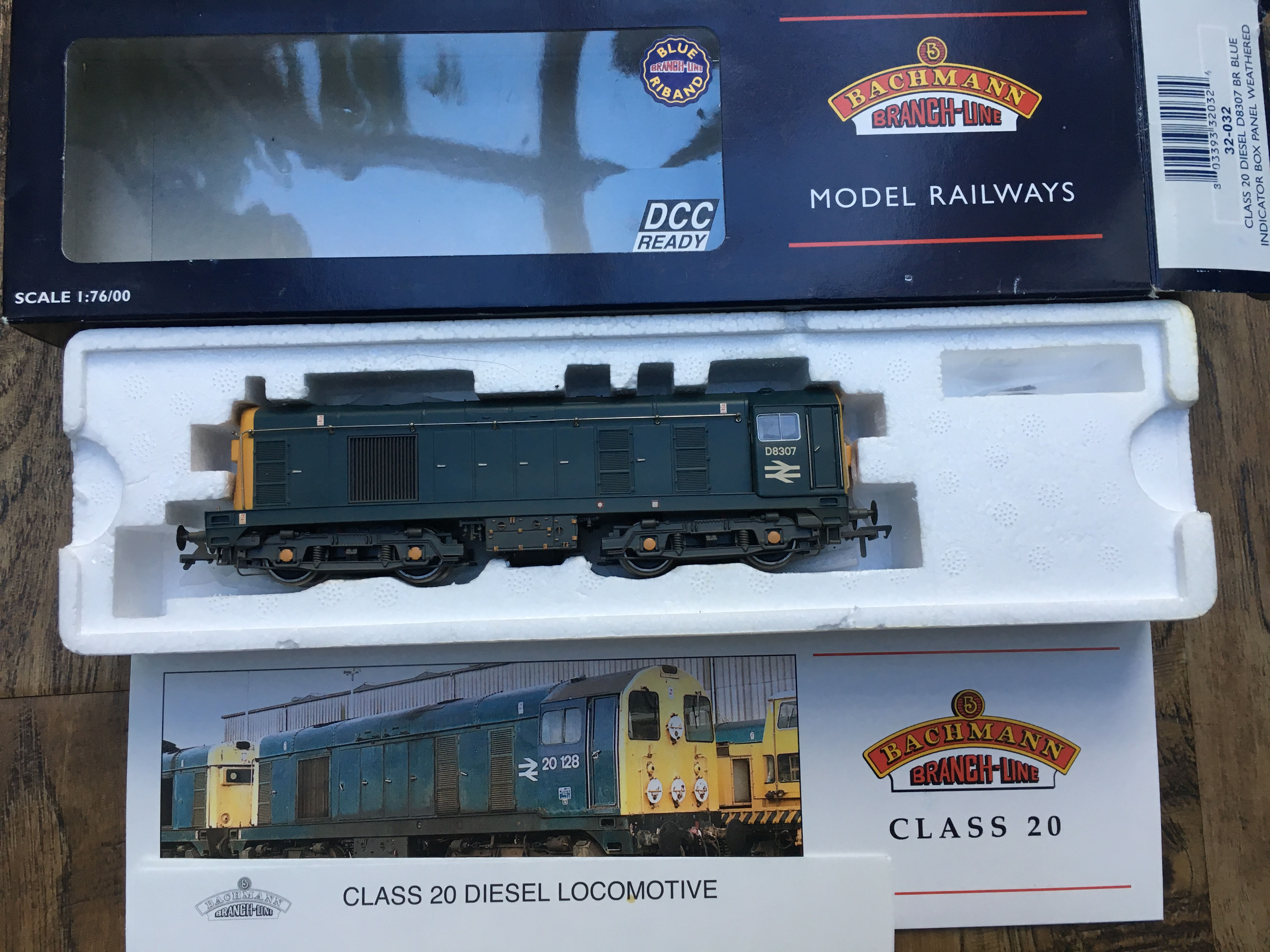32-032 CLASS 20 DIESEL D8307 BR BLUE - WEATHERED INDICATOR BOX