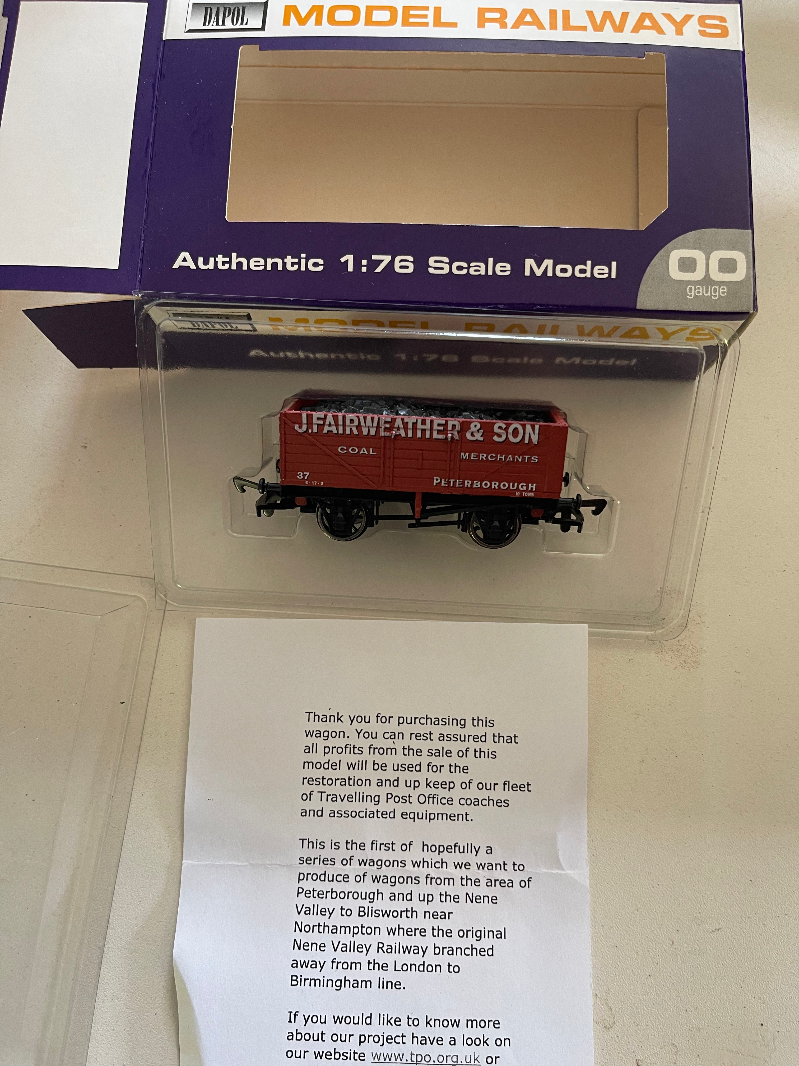 7 PLANK WAGON, FAIRWEATHER & SON, PETERBOROUGH - LTD EDITION