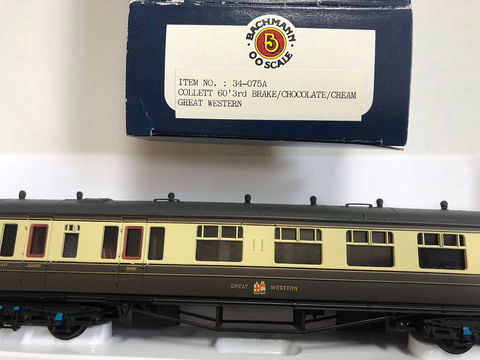 Thumbnail: 34-075A COLLETT 60' 3RD BRAKE CHOCOLATE/CREAM GWR 1657