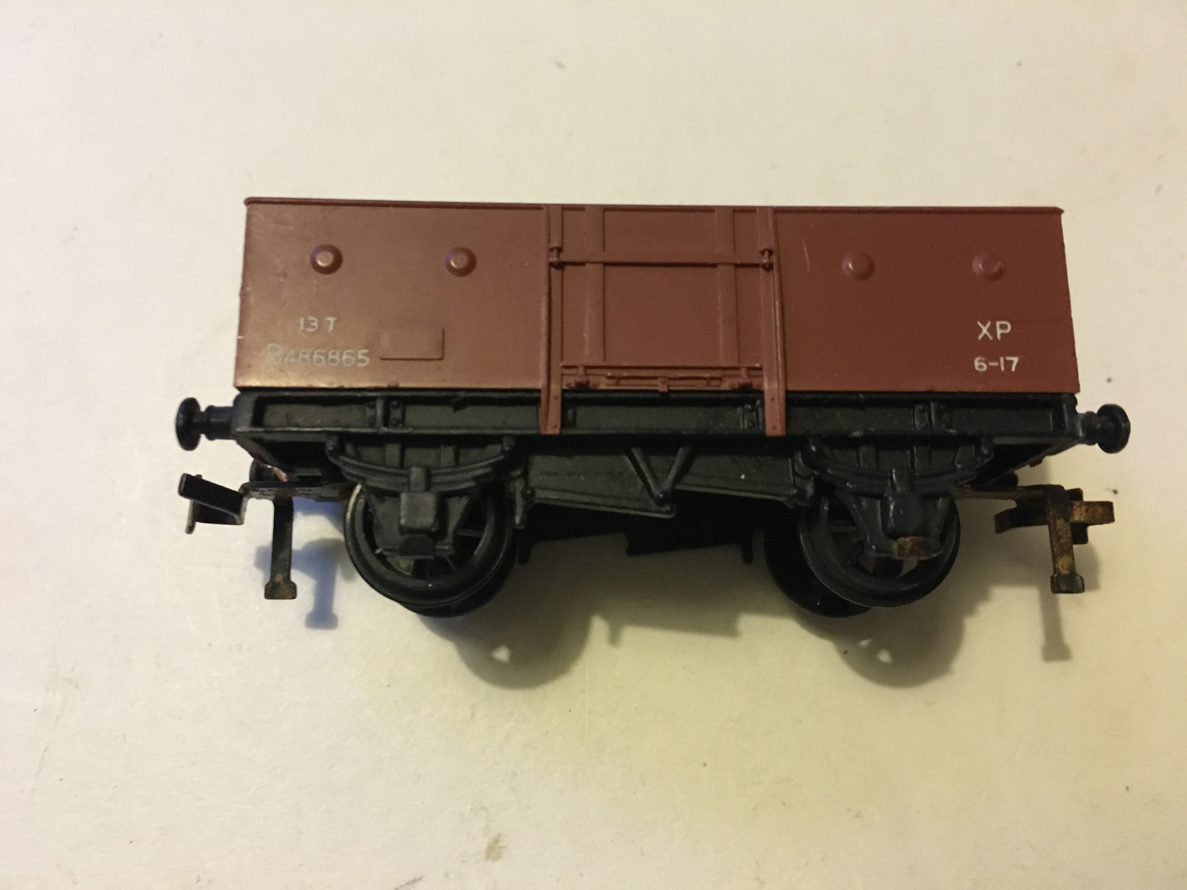 4640 GOODS WAGON STEEL TYPE (SD6) B486865 (metal couplings)